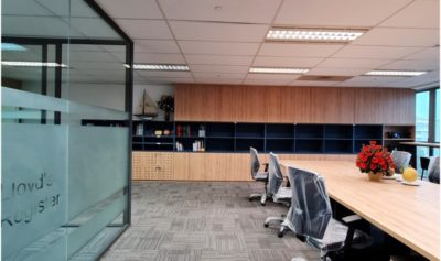 HOÀN THIỆN NỘI THẤT VĂN PHÒNG LR TRÔNG Y BẢN VẼ