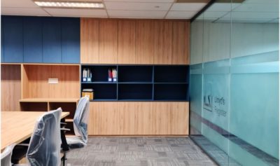 HOÀN THIỆN NỘI THẤT VĂN PHÒNG LR TRÔNG Y BẢN VẼ