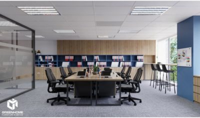 HOÀN THIỆN NỘI THẤT VĂN PHÒNG LR TRÔNG Y BẢN VẼ