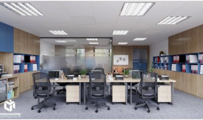 HOÀN THIỆN NỘI THẤT VĂN PHÒNG LR TRÔNG Y BẢN VẼ