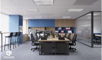 HOÀN THIỆN NỘI THẤT VĂN PHÒNG LR TRÔNG Y BẢN VẼ