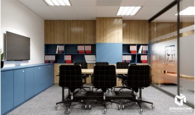 HOÀN THIỆN NỘI THẤT VĂN PHÒNG LR TRÔNG Y BẢN VẼ