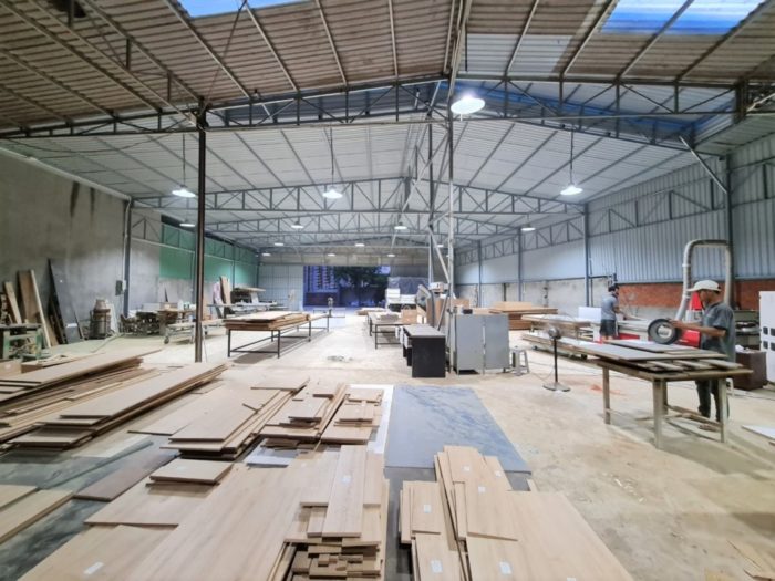 Diện tích rộng lớn tại xưởng vũng tàu