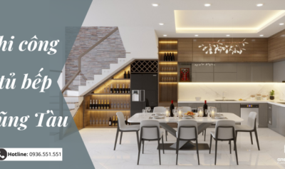 thi công tủ bếp vũng tàu