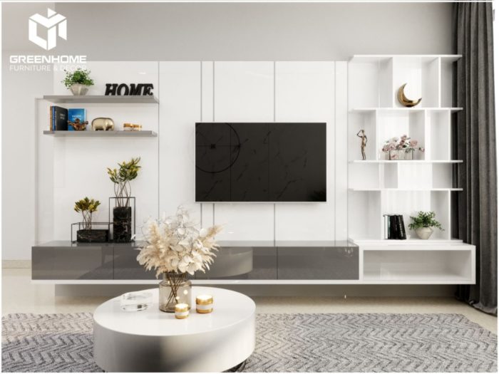 nội thất phòng khách căn hộ chung cư của Ms. Hằng