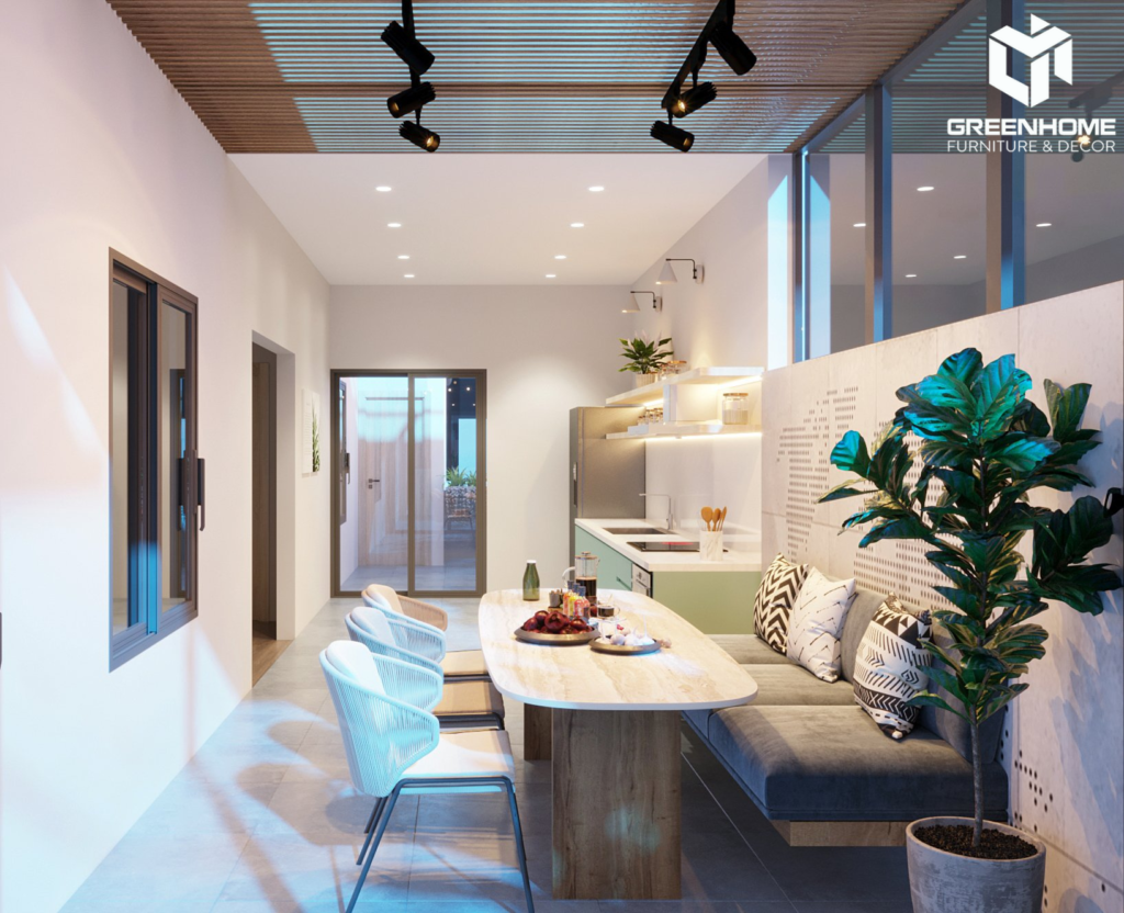 THIẾT KẾ NỘI THẤT PHÒNG BẾP HIỆN ĐẠI TẠI VŨNG TÀU