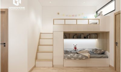 NGẮM NHÌN MẪU THIẾT KẾ GIƯỜNG TẦNG DỄ THƯƠNG CHO BÉ