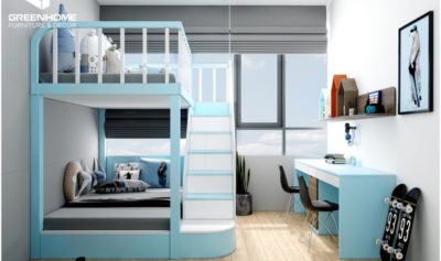 NGẮM NHÌN MẪU THIẾT KẾ GIƯỜNG TẦNG DỄ THƯƠNG CHO BÉ