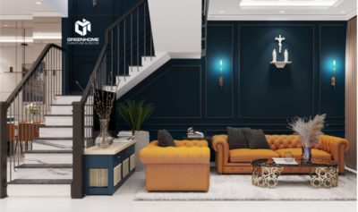 THIẾT KẾ NỘI THẤT NHÀ PHỐ TÂN CỔ ĐIỂN ĐỘC ĐÁO TẠI VŨNG TÀU
