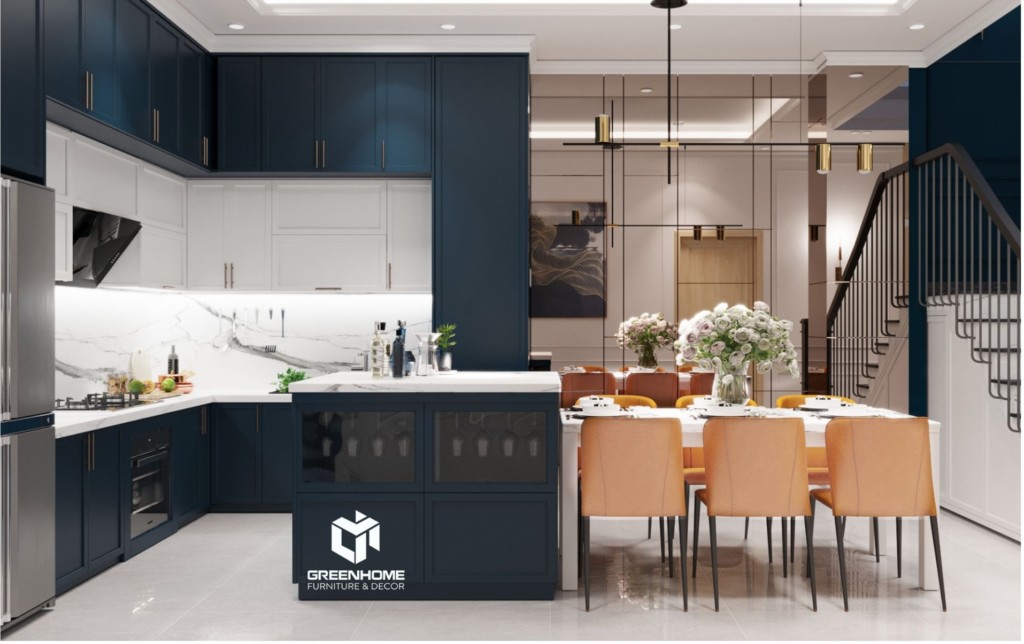 THIẾT KẾ NỘI THẤT NHÀ PHỐ TÂN CỔ ĐIỂN ĐỘC ĐÁO TẠI VŨNG TÀU