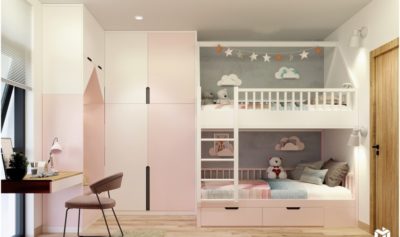 NGẮM NHÌN MẪU THIẾT KẾ GIƯỜNG TẦNG DỄ THƯƠNG CHO BÉ