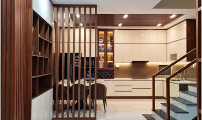 MÊ MẨN VỚI CÔNG TRÌNH HOÀN THIỆN TỦ BẾP NHÀ PHỐ HIỆN ĐẠI