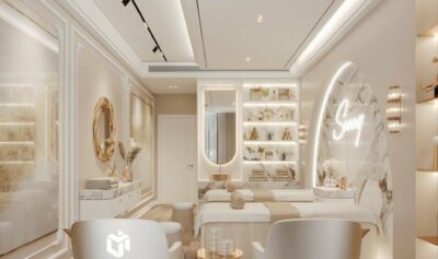 THIẾT KẾ NỘI THẤT SPA CAO CẤP PHONG CÁCH TÂN CỔ ĐIỂN