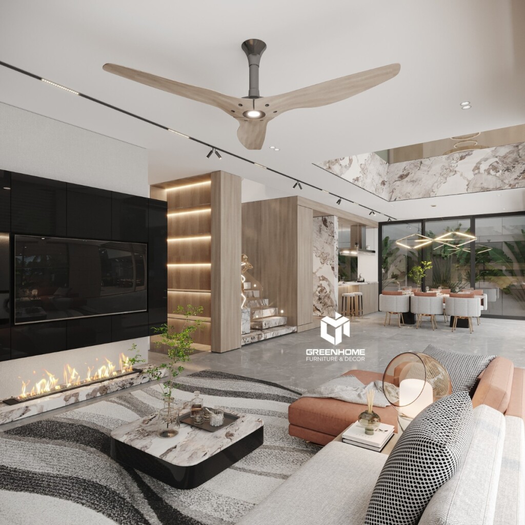 NỘI THẤT BIỆT THƯ XANH VŨNG TÀU - XU HƯỚNG SỐNG BỀN VỮNG