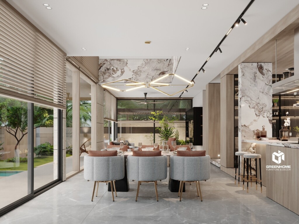 NỘI THẤT BIỆT THƯ XANH VŨNG TÀU - XU HƯỚNG SỐNG BỀN VỮNG