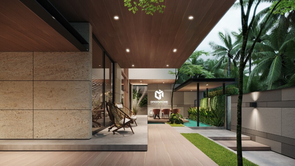 NỘI THẤT BIỆT THƯ XANH VŨNG TÀU - XU HƯỚNG SỐNG BỀN VỮNG