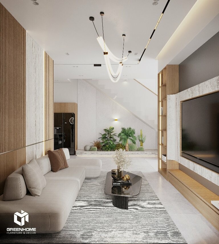 XU HƯỚNG NỘI THẤT KHÁCH BẾP NHÀ PHỐ BÀ RỊA - HIỆN ĐẠI & GẮN KẾT