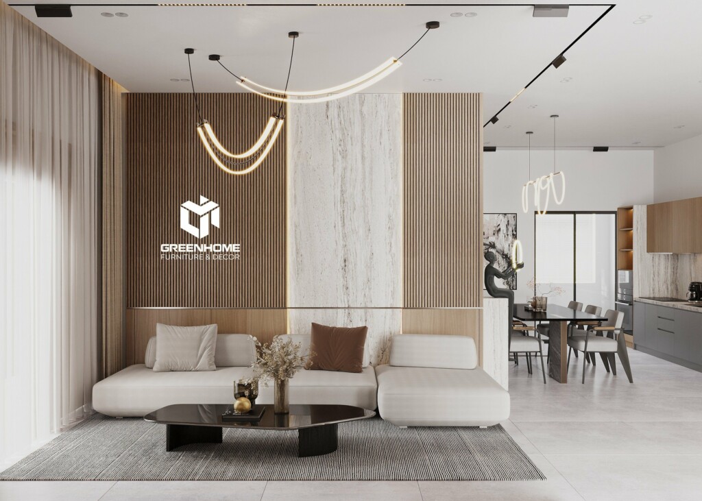 XU HƯỚNG NỘI THẤT KHÁCH BẾP NHÀ PHỐ BÀ RỊA - HIỆN ĐẠI & GẮN KẾT