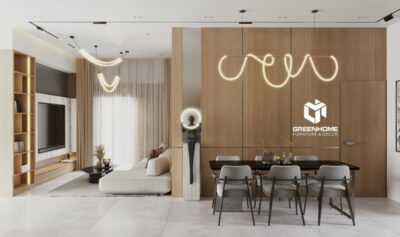 XU HƯỚNG NỘI THẤT KHÁCH BẾP NHÀ PHỐ BÀ RỊA - HIỆN ĐẠI & GẮN KẾT