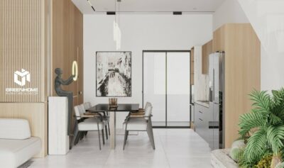 XU HƯỚNG NỘI THẤT KHÁCH BẾP NHÀ PHỐ BÀ RỊA - HIỆN ĐẠI & GẮN KẾT