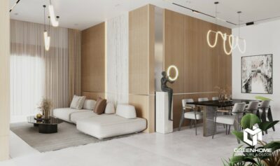 XU HƯỚNG NỘI THẤT KHÁCH BẾP NHÀ PHỐ BÀ RỊA - HIỆN ĐẠI & GẮN KẾT