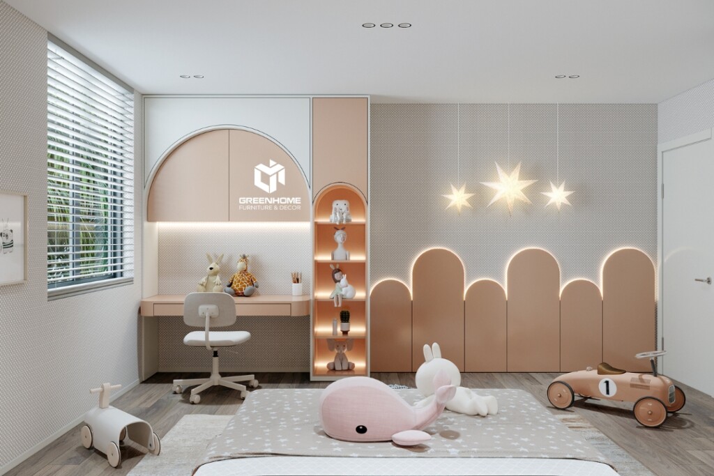 Rèn luyện tính tự lập và ngăn nắp nhờ thiết kế nội thất phòng ngủ trẻ em 