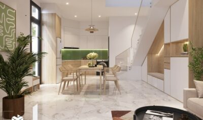 NỘI THẤT NHÀ PHỐ 3 TẦNG VŨNG TÀU - KHÔNG GIAN SỐNG LÝ TƯỞNG