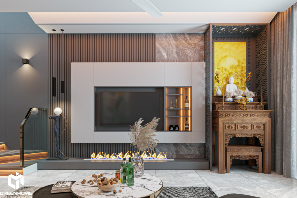 NỘI THẤT NHÀ PHỐ ĐẸP 3 PHÒNG NGỦ PHONG CÁCH HIỆN ĐẠI