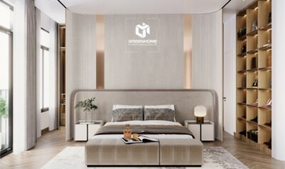 THIẾT KẾ PHÒNG NGỦ MASTER KẾT HỢP PHÒNG LÀM VIỆC