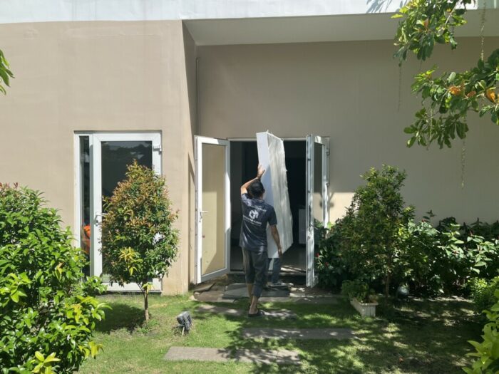 Thi công hoàn thiện nội thất cho gia chủ kịp trước Tết Nguyên đán.