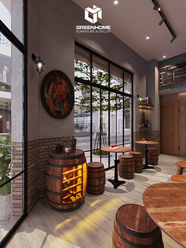 ẤN TƯỢNG THIẾT KẾ QUÁN BEER PUB MANG HƠI THỞ CHÂU ÂU GIỮA LÒNG VŨNG TÀU