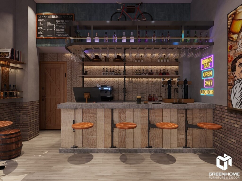 ẤN TƯỢNG THIẾT KẾ QUÁN BEER PUB MANG HƠI THỞ CHÂU ÂU GIỮA LÒNG VŨNG TÀU