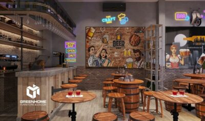 ẤN TƯỢNG THIẾT KẾ QUÁN BEER PUB MANG HƠI THỞ CHÂU ÂU GIỮA LÒNG VŨNG TÀU