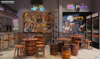 ẤN TƯỢNG THIẾT KẾ QUÁN BEER PUB MANG HƠI THỞ CHÂU ÂU GIỮA LÒNG VŨNG TÀU