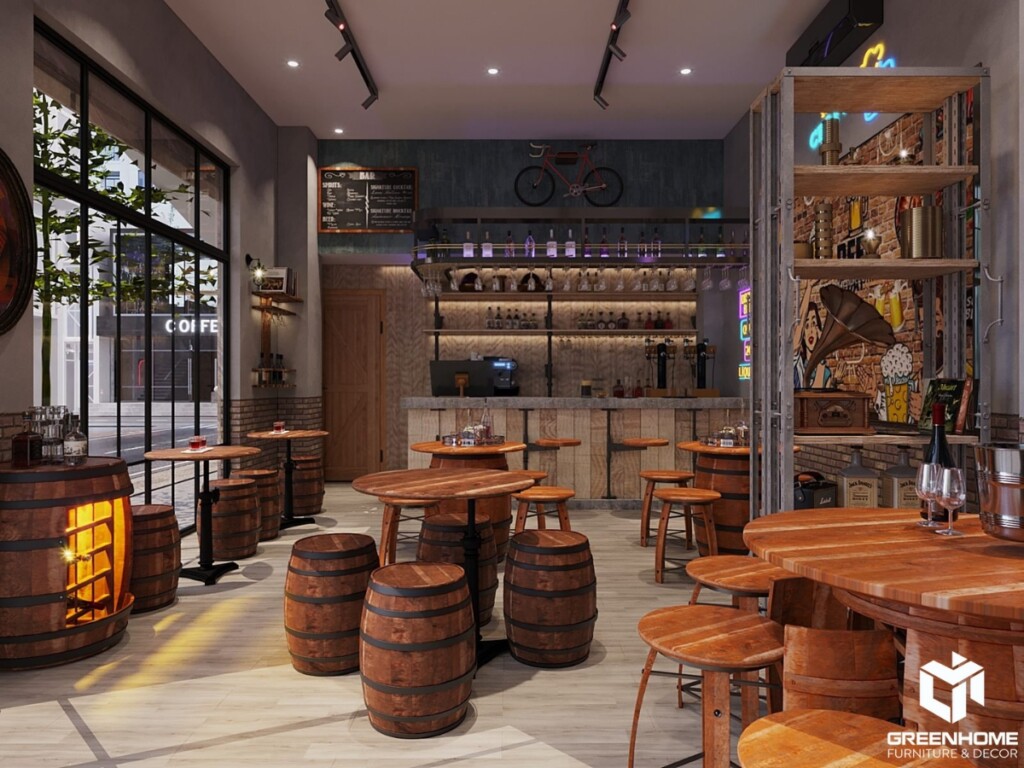 ẤN TƯỢNG THIẾT KẾ QUÁN BEER PUB MANG HƠI THỞ CHÂU ÂU GIỮA LÒNG VŨNG TÀU