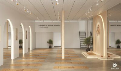 CHIÊM NGƯỠNG MẪU THIẾT KẾ NỘI THẤT PHÒNG TẬP YOGA THỜI THƯỢNG VÀ TỐI GIẢN