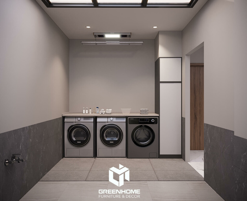 CHIÊM NGƯỠNG NỘI THẤT NHÀ PHỐ HIỆN ĐẠI ỨNG DỤNG HỆ LAM