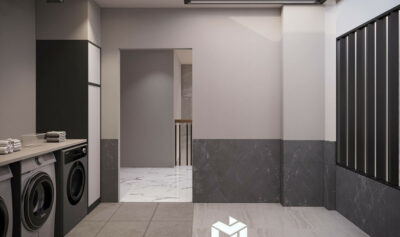 CHIÊM NGƯỠNG NỘI THẤT NHÀ PHỐ HIỆN ĐẠI ỨNG DỤNG HỆ LAM