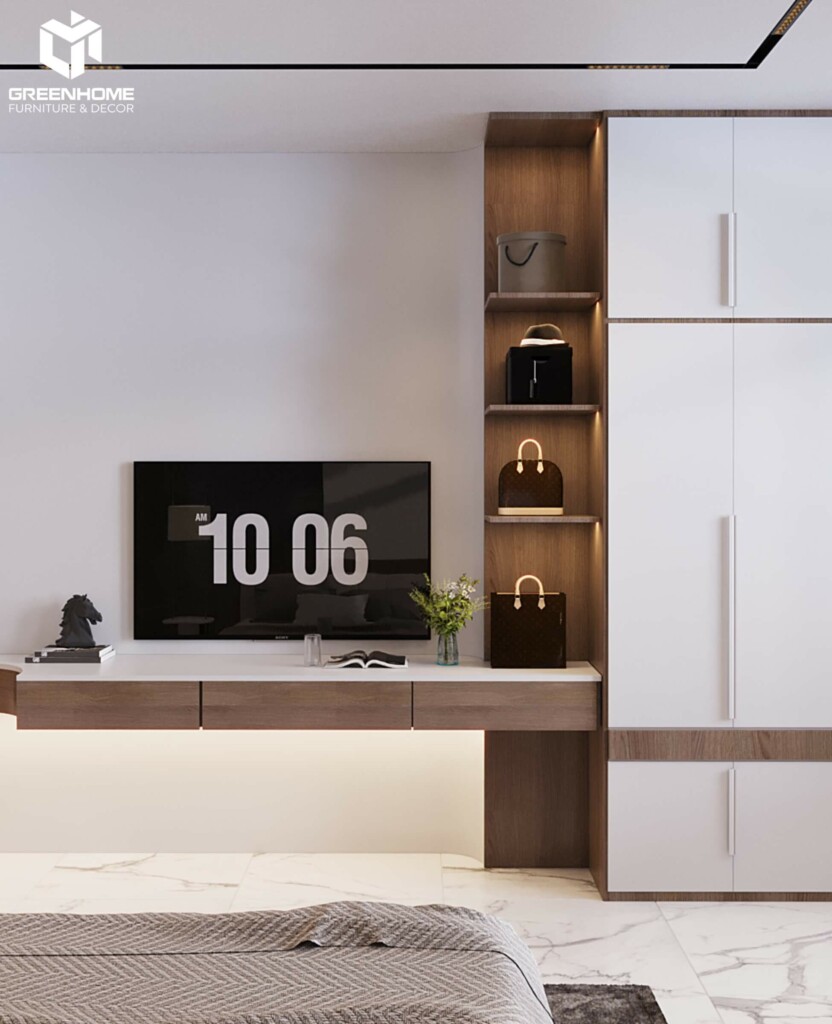 CHIÊM NGƯỠNG NỘI THẤT NHÀ PHỐ HIỆN ĐẠI ỨNG DỤNG HỆ LAM