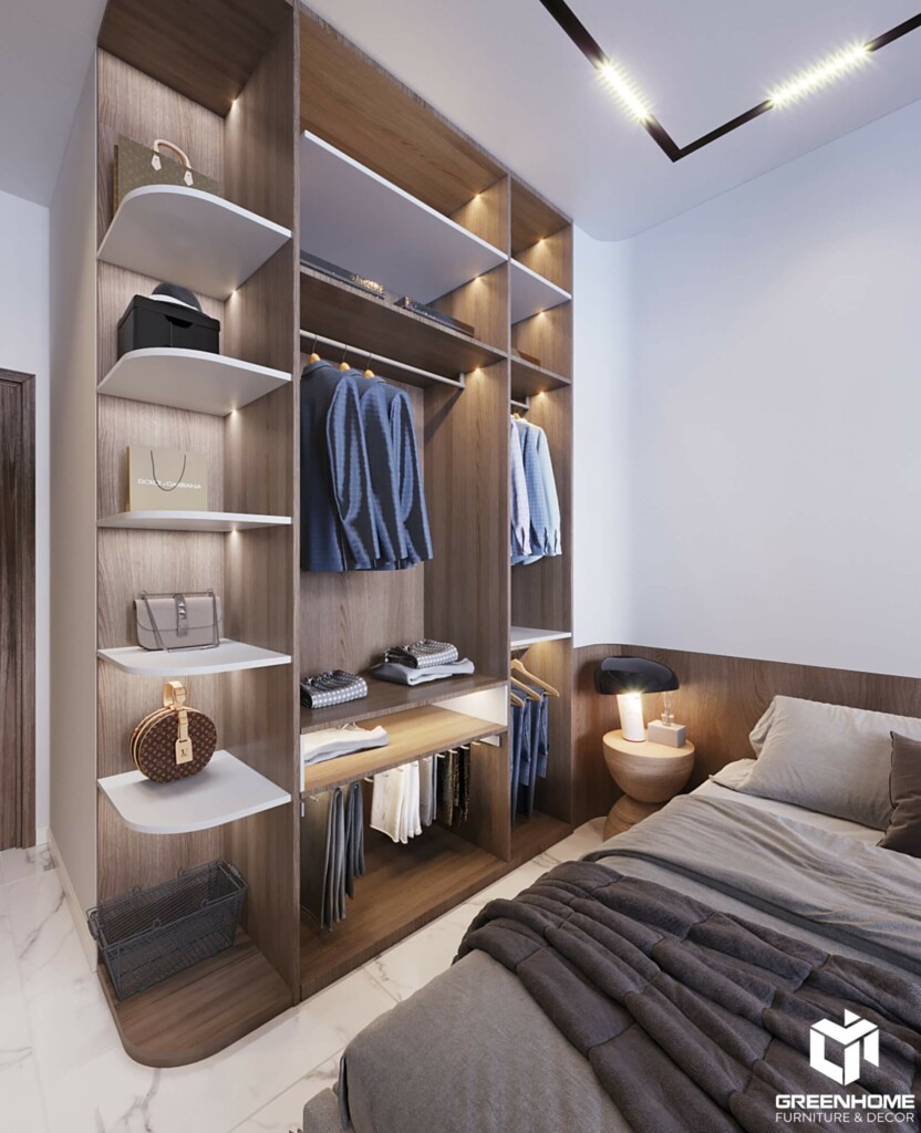CHIÊM NGƯỠNG NỘI THẤT NHÀ PHỐ HIỆN ĐẠI ỨNG DỤNG HỆ LAM