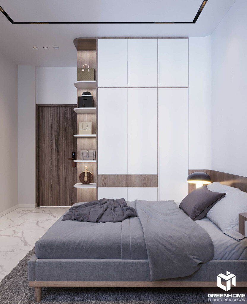 CHIÊM NGƯỠNG NỘI THẤT NHÀ PHỐ HIỆN ĐẠI ỨNG DỤNG HỆ LAM