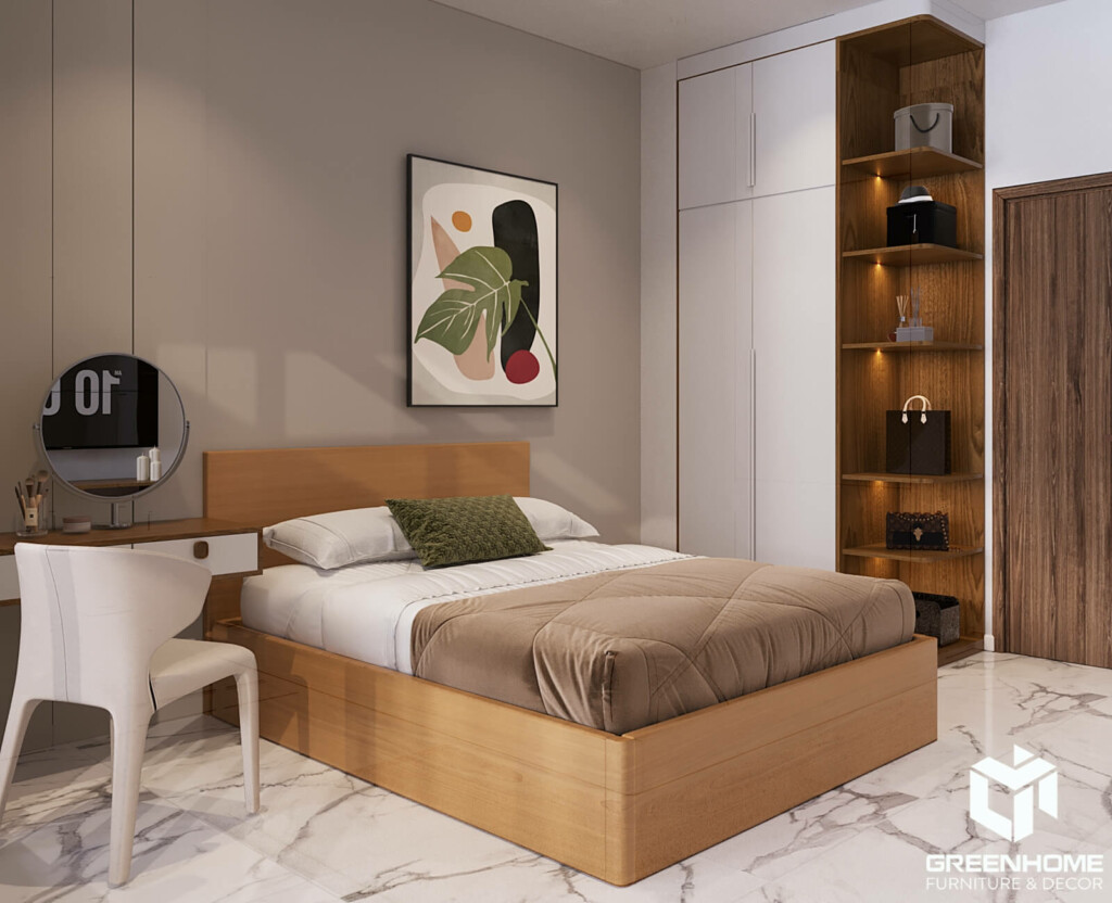 CHIÊM NGƯỠNG NỘI THẤT NHÀ PHỐ HIỆN ĐẠI ỨNG DỤNG HỆ LAM