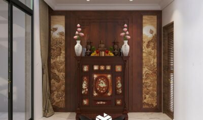 CHIÊM NGƯỠNG NỘI THẤT NHÀ PHỐ HIỆN ĐẠI ỨNG DỤNG HỆ LAM