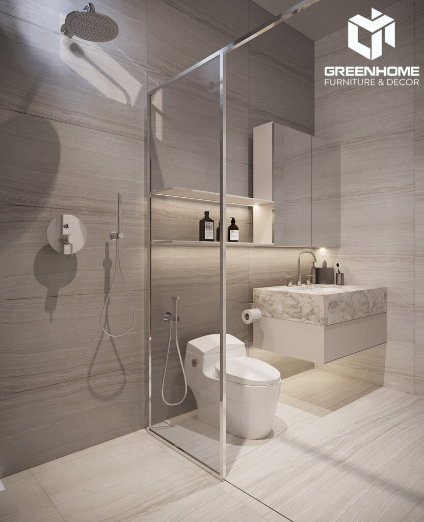 CHIÊM NGƯỠNG NỘI THẤT NHÀ PHỐ HIỆN ĐẠI ỨNG DỤNG HỆ LAM
