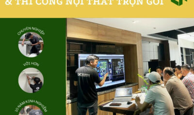 Quy trình thiết kế và thi công nội thất trọn gói của GreenHome