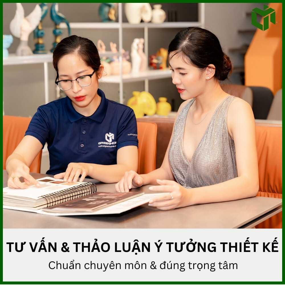 Bước 1 của quy trình thiết kế và thi công nội thất trọn gói: Tư vấn và thảo luận ý tưởng thiết kế