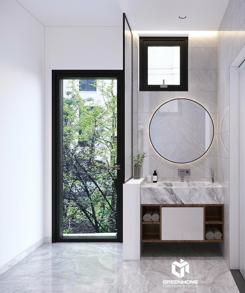 THIẾT KẾ NỘI THẤT NHÀ Ở BÀ RỊA VŨNG TÀU - SANG TRỌNG VỚI NỘI THẤT GỖ ÓC CHÓ