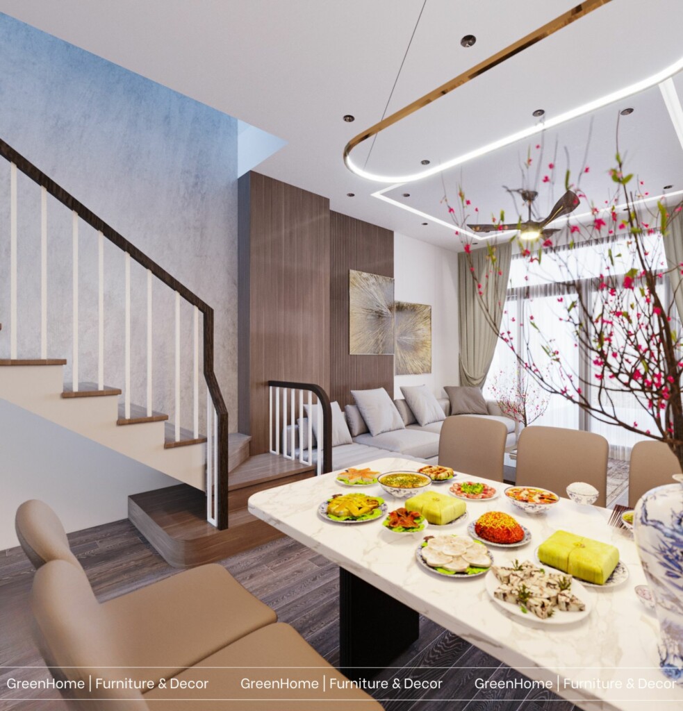 THIẾT KẾ NỘI THẤT NHÀ Ở BÀ RỊA VŨNG TÀU CHUẨN HIỆN ĐẠI