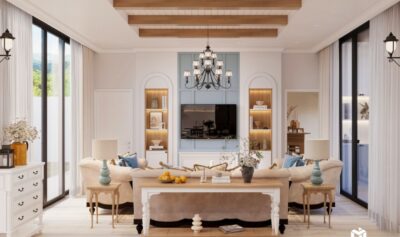 THI CÔNG BIỆT THỰ NHÀ VƯỜN XUYÊN MỘC