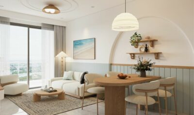 ẤN TƯỢNG VỚI NỘI THẤT CĂN HỘ CHUẨN WABI SABI Ở VŨNG TÀU 